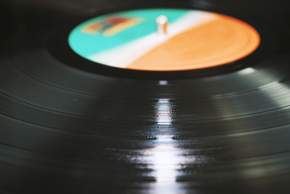 Vinyl records were covered with polyolefin shrink wrap from the 1960s onwards