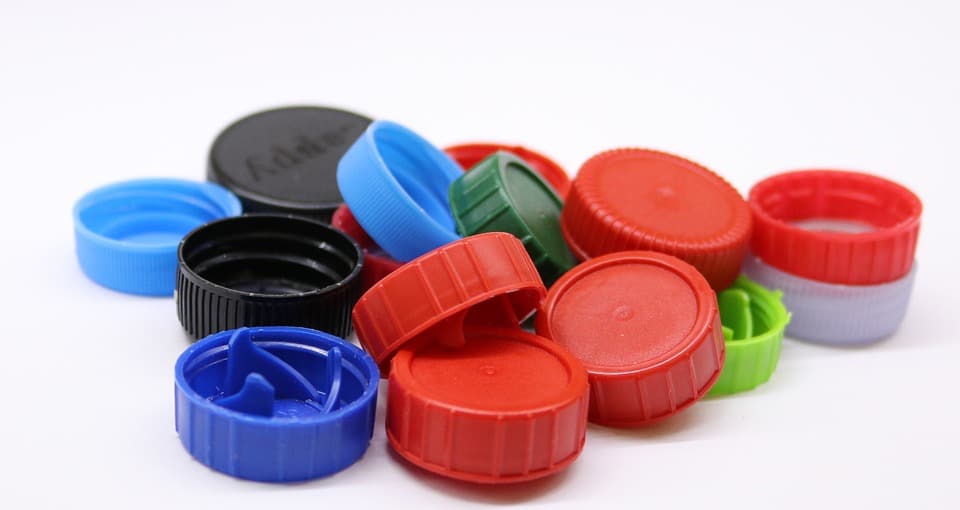 Bottle caps made from polypropylene
