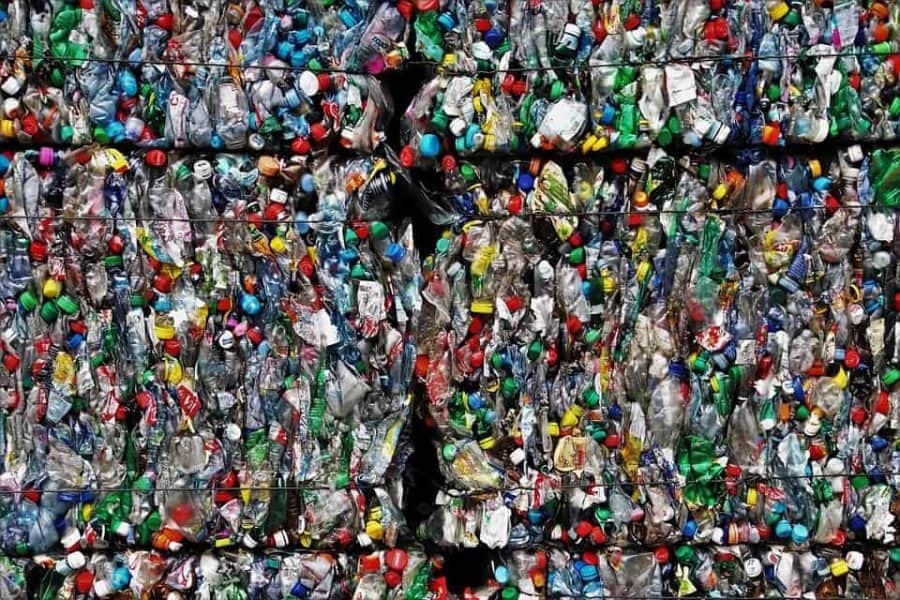 Plastic packaging waste process